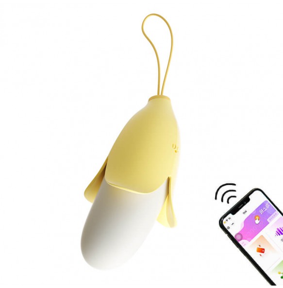 MizzZee - Fierce Banana Vibrating Egg (Connect WeChat Mini Programs - Chargeable)